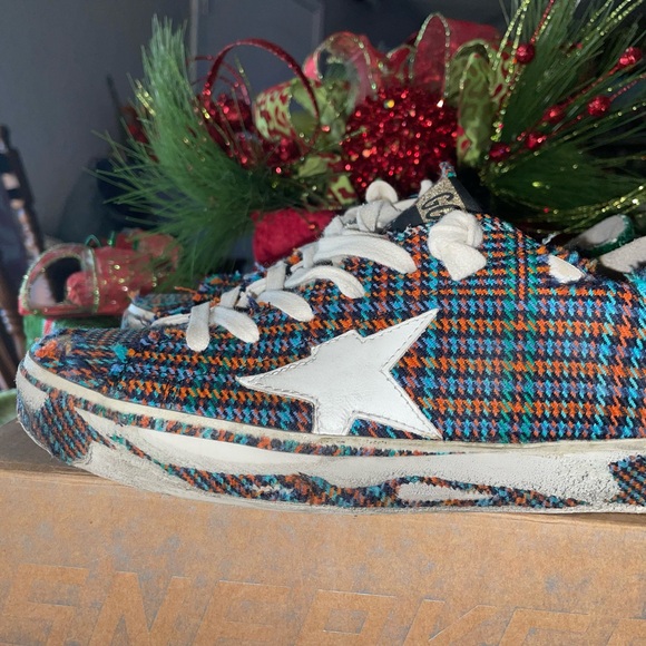 Golden Goose sneakers check/green - Picture 2 of 8